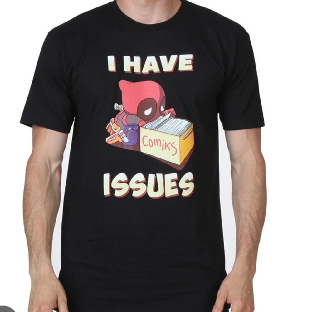 Marvel Comics I Have Issues Black Size Midium